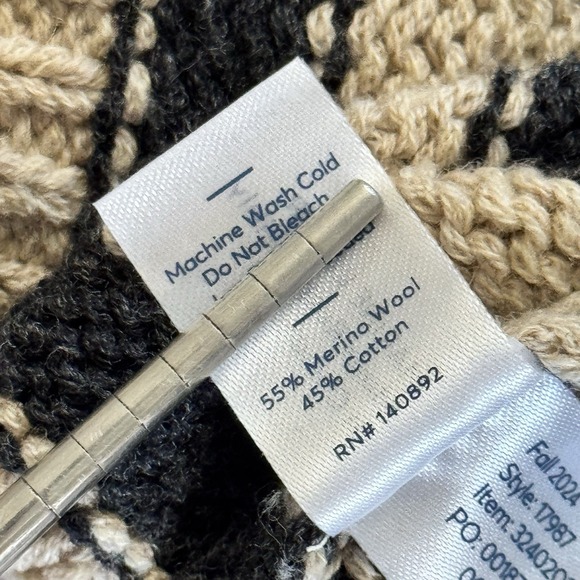 Marine Layer Claire Relaxed Sweater Polo Size XS Merino Wool Blend Women's - Picture 8 of 9